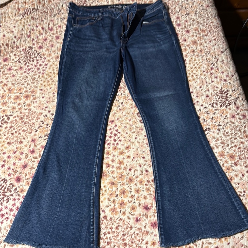 American Eagle Hi Rise Slim Flare